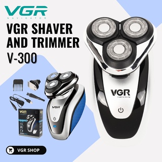 เครื่องโกนหนวดไฟฟ้า VGR รุ่น V-300 แบบ 2in1 (สินค้าพร้อมส่ง)
