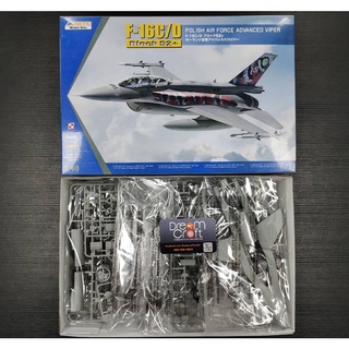 KINETIC K48076 1/48 F-16C/D POLISH TIGER MEET 2013/2014 (โมเดลเครื่องบิน Model DreamCraft)