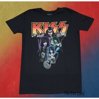 ใหม่ เสื้อยืดลําลอง แขนสั้น พิมพ์ลาย Kiss Band Face สไตล์วินเทจ คลาสสิก สําหรับผู้ชาย ของขวัญวันพ่อสามารถปรับแต่งได้