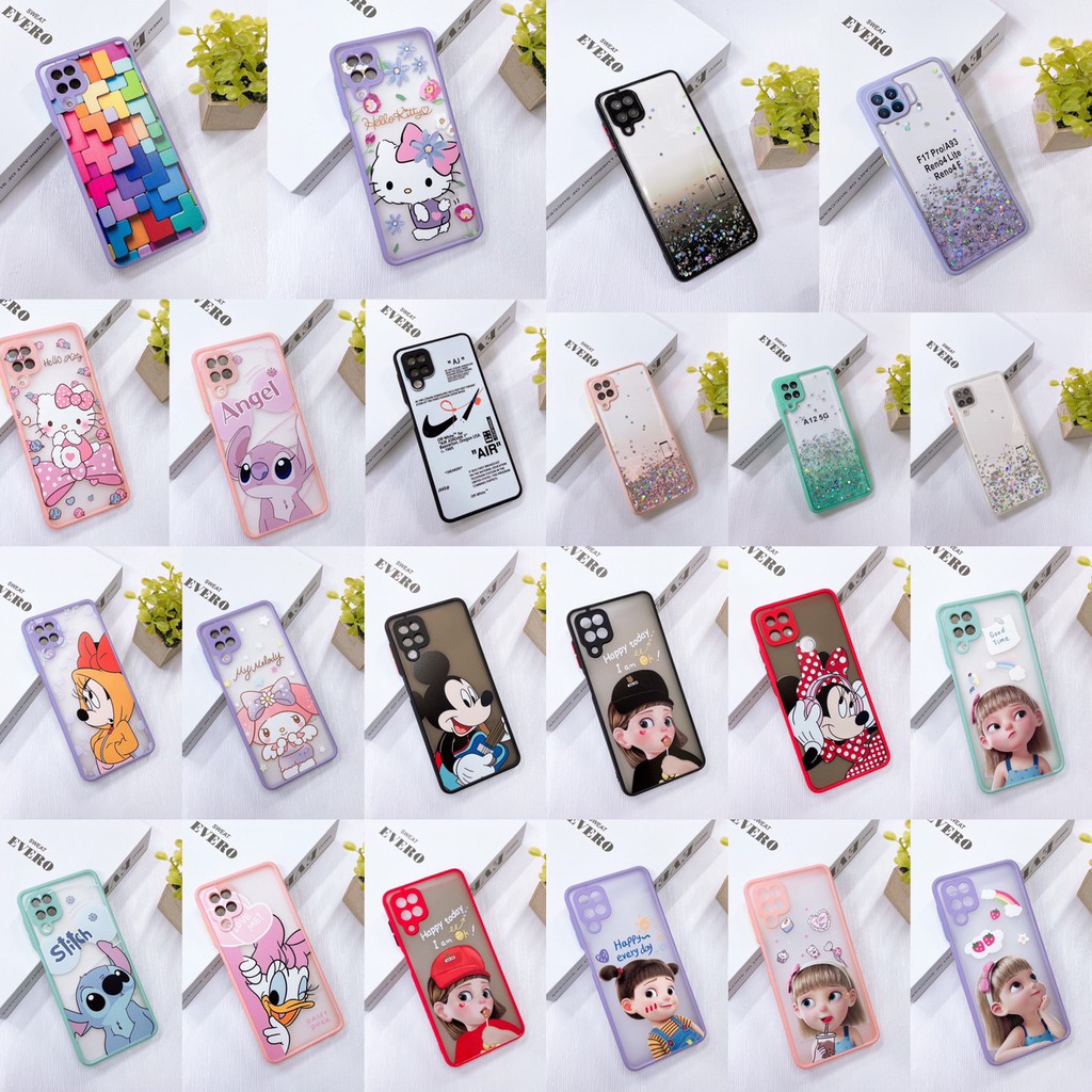 เคสซัมซุง ขอบกล้องสกรีนลายการ์ตูน รุ่น SAMSUNG A12 SamsungA12 SamA12 เคสซัมซุงA12