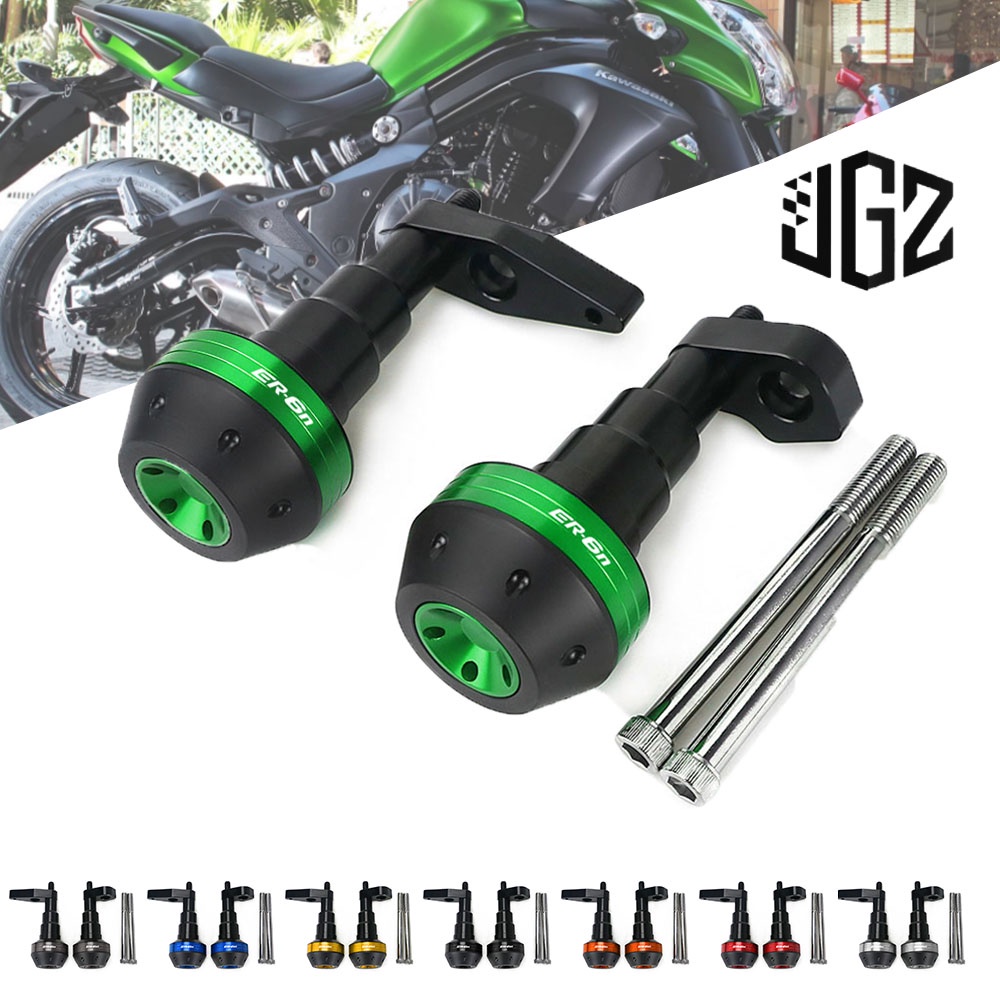 Pair Motorcycle CNC Frame Sliders Engine Falling Anti Crash Protector for KAWASAKI ER6N ER6F 2012 2013 2014 2015 2016