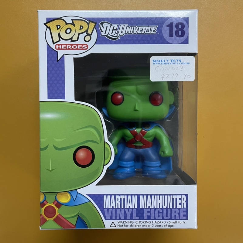 Funko Pop Martian Manhunter 18 ตัวหายากจากค่าย DC