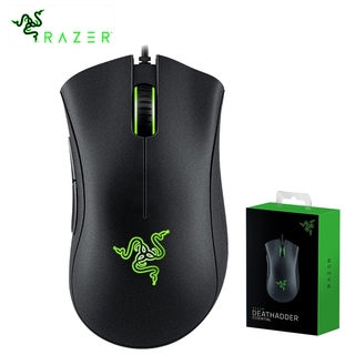 razer เมาส์เล่นเกม deathadder chroma 3500 dpi มีสาย usb