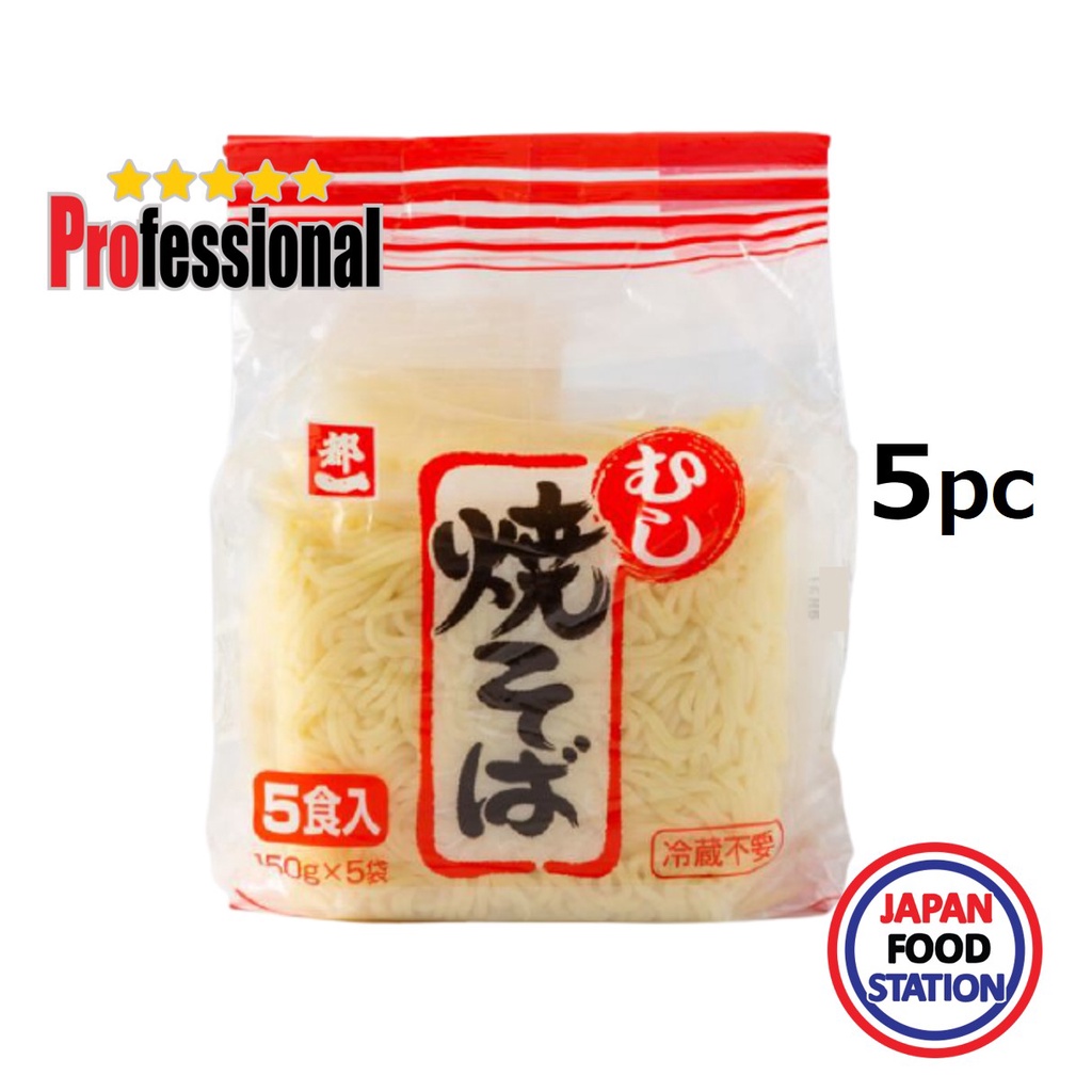 MIYAKOICHI MUSHI YAKISOBA 150GX5PC (7143) เส้นยากิโซบะญี่ปุ่น JAPANESE NOODLE PRO