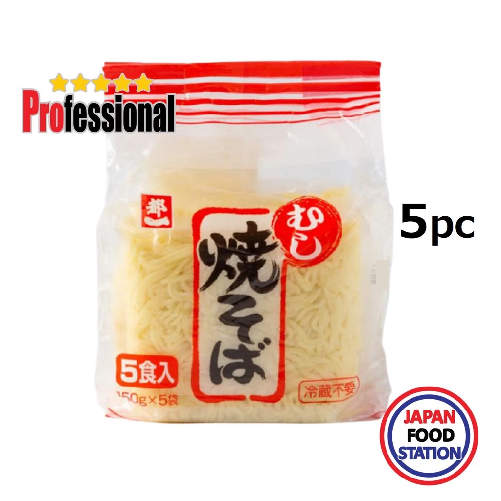 MIYAKOICHI MUSHI YAKISOBA 150GX5PC (7143) เส้นยากิโซบะญี่ปุ่น JAPANESE NOODLE PRO