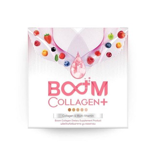 Boom collagen บูมคอลลาเจน ( 1 กล่อง = 14 ซอง ) *ของแท้* 1 กล่อง