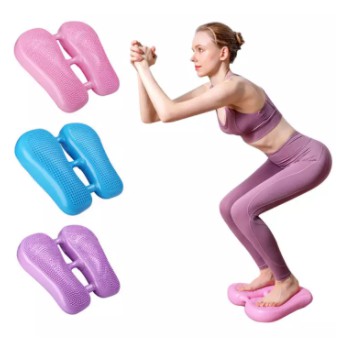 มัลติฟังก์ชั่นฟิตเนสโยคะลูกบอล Inflatable stepper ลูกบอลนวดเท้า เสริมสมดุลการออกกำลังกาย Ball