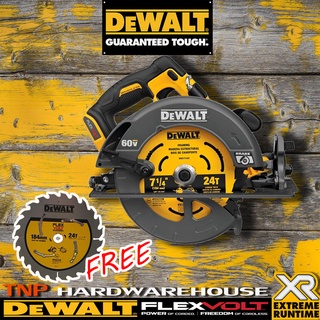 DEWALT เลื่อยวงเดือน 7-1/4 นิ้ว ไร้สาย 60V Max รุ่น DCS578N แถมใบตัด