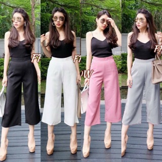 Set เสื้อสายเดี่ยว สุดแซ่บ+กางเกงขายาว8ส่วน