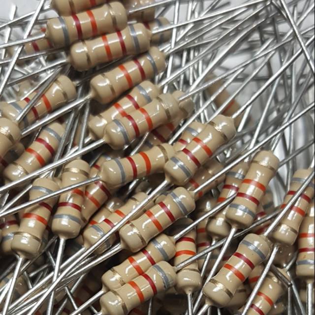 82K 0.5W ตัวต้านทานคาร์บอน 10 ชิ้น