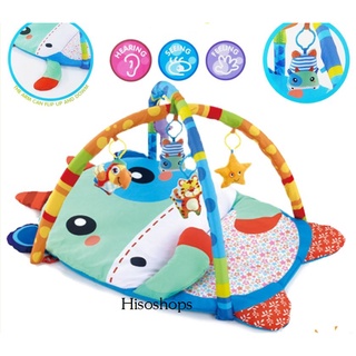 Happy space playgym เพลยิมผ้ารูปวัว ขนาดใหญ่ สำหรับน้องๆตั้งแต่แรกเกิด สีสันสดใสน่ารัก หลากสี