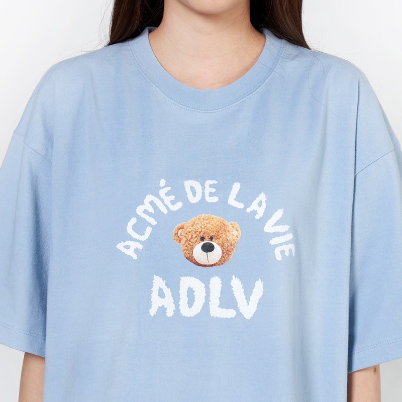 ADLV  🐻  TEDDY BEAR  (BEAR DOLL) SHORT SLEEVE T-SHIRT เสื้อ  ADLV ลายตุ๊กตาหมี