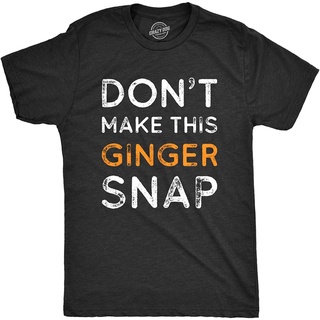 เสื้อยืด พิมพ์ลาย Dont Make This Ginger Snap สไตล์ไอริช แฟชั่นฤดูร้อน สําหรับผู้ชาย