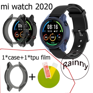 New เคส Xiaomi Mi Watch นาฬิกา สมาร์ทวอทช์ พร้อม GPS Case TPU Screen Covered Protection mi watch 2020 TPU Soft Protective screen for xiaomi mi watch2020