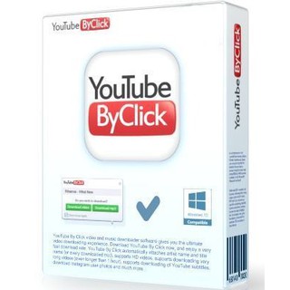 YouTube By Click โปรแกรมโหลด Youtube แปลงไฟล์ Youtube