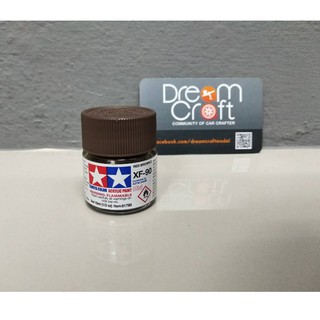 TAMIYA AcrMini XF-90 Red Brown 2 (สีสูตรน้ำอคริลิก Acrylic Color Paint DreamCraft Model)