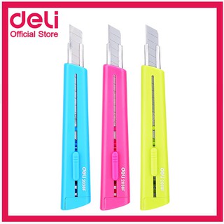 Deli 2038F คัตเตอร์ คัทเตอร์ แฟนซีขนาด 9 มิล (สำหรับใส่ใบเล็ก)