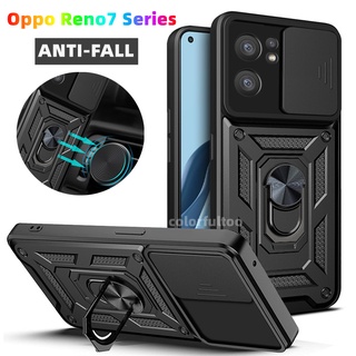 เคสโทรศัพท์มือถือแบบแข็ง กันกระแทก พร้อมแหวนขาตั้ง สําหรับ Oppo Reno 7 Pro 7Pro Reno7 Pro 6Z 7Z Reno7 Z A96 A76 A36 A15 A15S