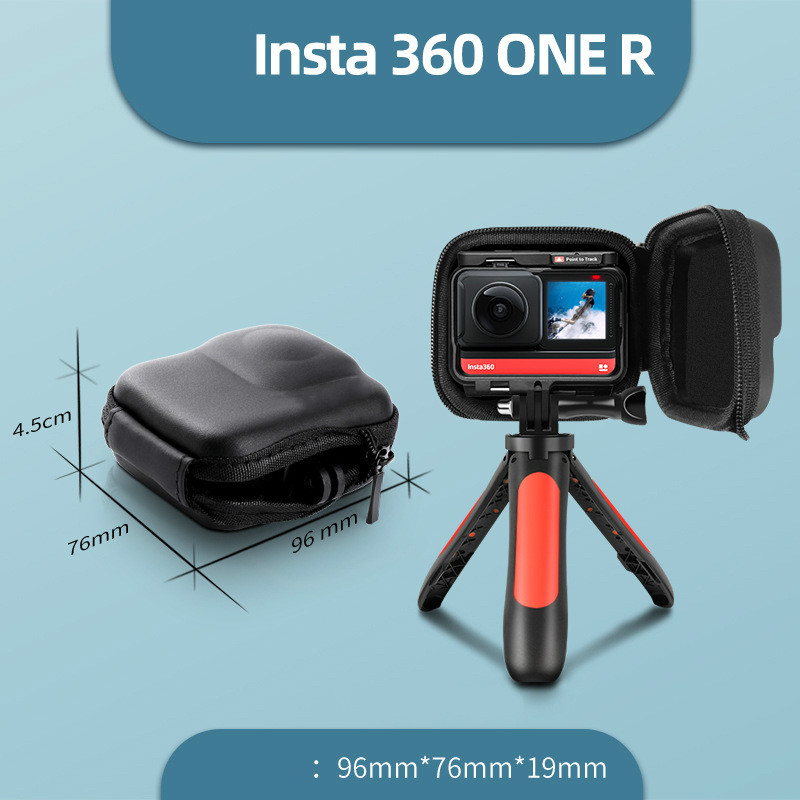 Insta 360 One R กระเป๋าเคสใส่กล้องแอคชั่น พาโนรามา อุปกรณ์เสริม สําหรับ Insta 360 One R 4K 1 นิ้ว
