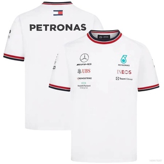 Yyds เสื้อยืดแขนสั้น พิมพ์ลายทีม Mercedes AMG Petronas F1 2022 พลัสไซซ์ สําหรับผู้ชาย และผู้หญิง