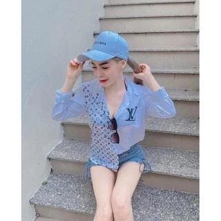 💛LADY DAKA SHOP💛เสื้อเชิ้ตแขนยาวคอปก เชิ้ตNY กระดุมหน้า พิมพ์ลายสวยๆ