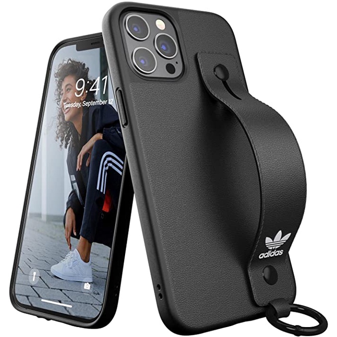 ADIDAS SP HAND STRAP CASE FOR IPHONE 13 PRO MAX (BLACK)