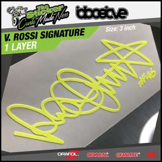 สติกเกอร์ลายเซ็น VALENTINO ROSSI VR46