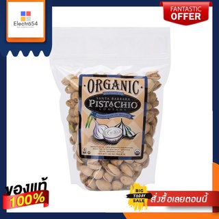 Organic Onion &amp; Garlic Pistachios Santa Barbara 340 g/หัวหอมอินทรีย์และถั่วพิสตาชิโอกระเทียม ซานตาบาร์บาร่า 340 กOrganic