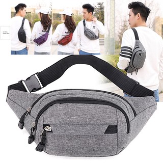 กระเป๋าคาดอก กระเป๋าคาดเอว กระเป๋าสะพายข้าง Casual waist bag