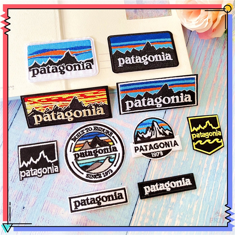 ♚ Patagonia - แผ่นรีดติดภูเขา ♚ แผ่นแพทช์รีดร้อน DIY สําหรับตกแต่งภูมิทัศน์กลางแจ้ง 1 ชิ้น