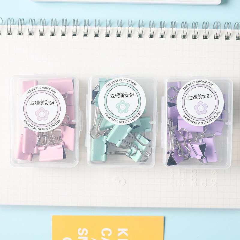 8 ชิ้น/กล่อง"ESTATERNRAY" คลิปประกบหางฟีนิกซ์สีมาการอง