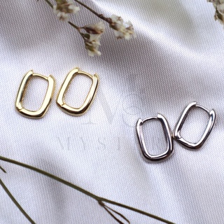 Classic Oval - earring 925 sterling high quality ต่างหูเงินแท้