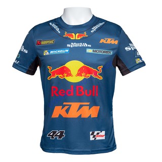 เสื้อยืดแขนสั้น KTM KINI RED BULL เนื้อผ้า Polyester 100% ใส่สบาย เนื้อผ้าไม่ต้องรีด ซักง่าย แค่สะบัดแล้วผึ่งลม