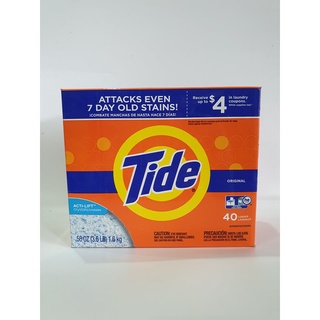 Tide Powder Laundry Detergent Original ผงซักฟอกอันดับ 1 ของอเมริกา