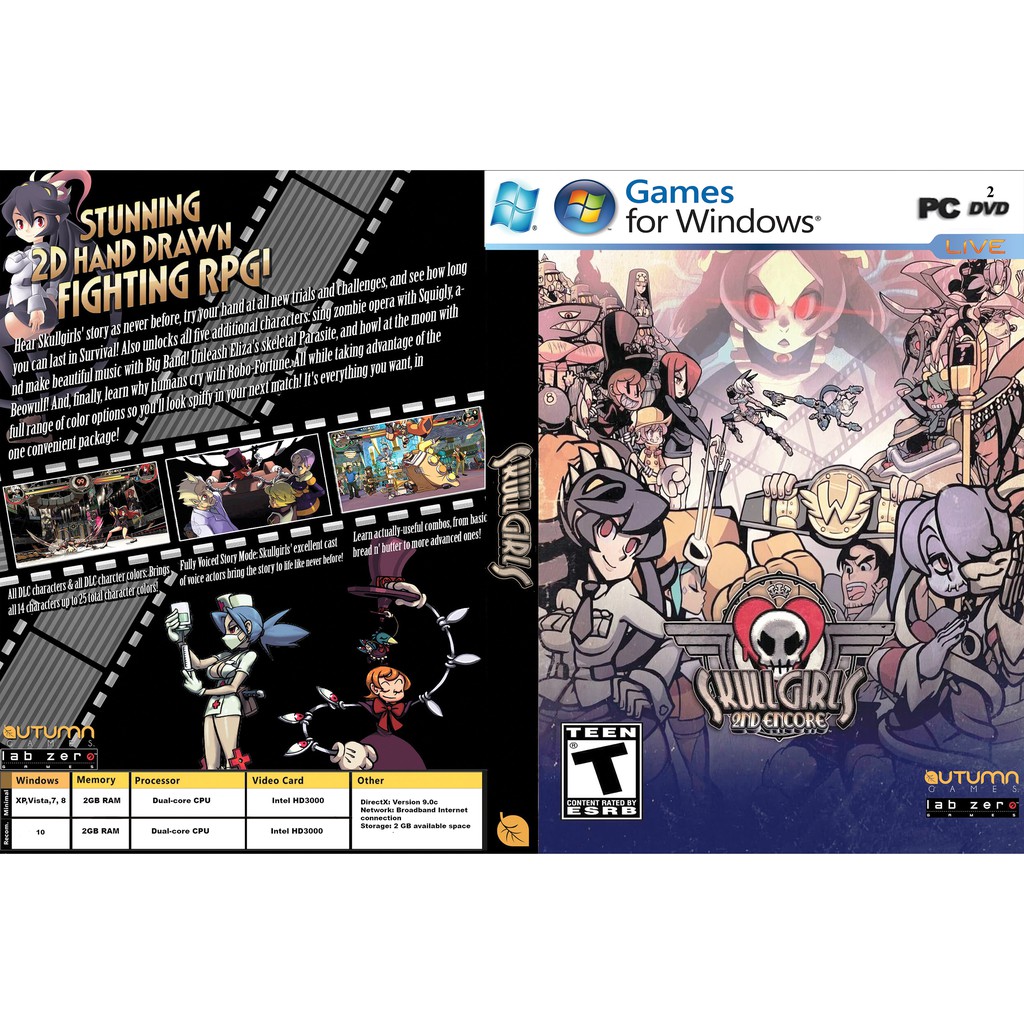 เกมพีซี Encore ที่ 2 ของ Skullgirls [การลงทะเบียนออฟไลน์]