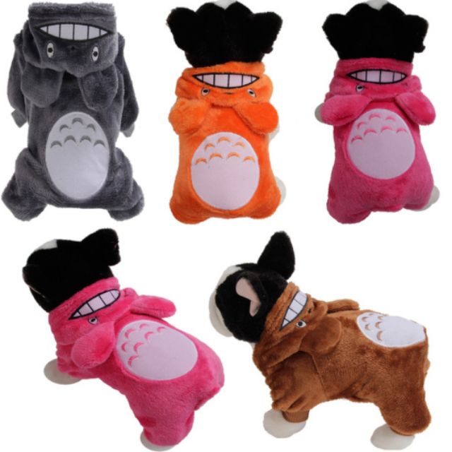 เสื้อผ้าสัตว์เลี้ยง ชุดหมา ชุดแมว  ลาย Totoro แบบ4ขา