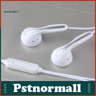 Pstnormall TPE หูฟังอินเอียร์ ซิลิโคน แบบมีสาย เสียงใส ความล่าช้าต่ํา สําหรับโทรศัพท์