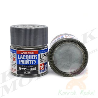 สีทามิย่าสูตรแล็คเกอร์ Tamiya Lacquer paint LP11 Silver 10ML