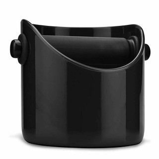 Coffee Grind Knock Box And Espresso Dump Bin (Black)