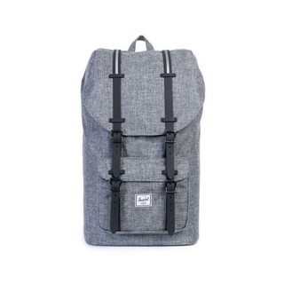 กระเป๋าเป้ Herschel Little America Backpack - Raven Crosshatch / Black / Black Rubber ของแท้ ส่ง