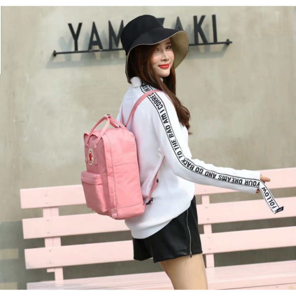 Kanken FJALLRAVEN Mini Backpack สีชมพู