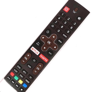 ใหม่ ของแท้ รีโมตคอนโทรลทีวี HS-7700J สําหรับ Skyworth Coocaa Voice Android Smart TV 58G2A G6 E6D E3 S5G Netflix Google Play