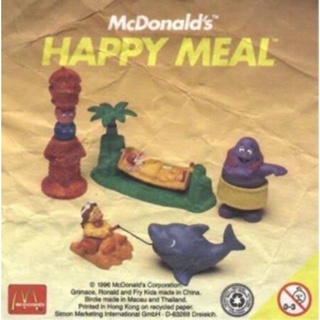 McDonald’s Happy Meal Toys 1996 – Pleasure Island Holiday ครบชุด