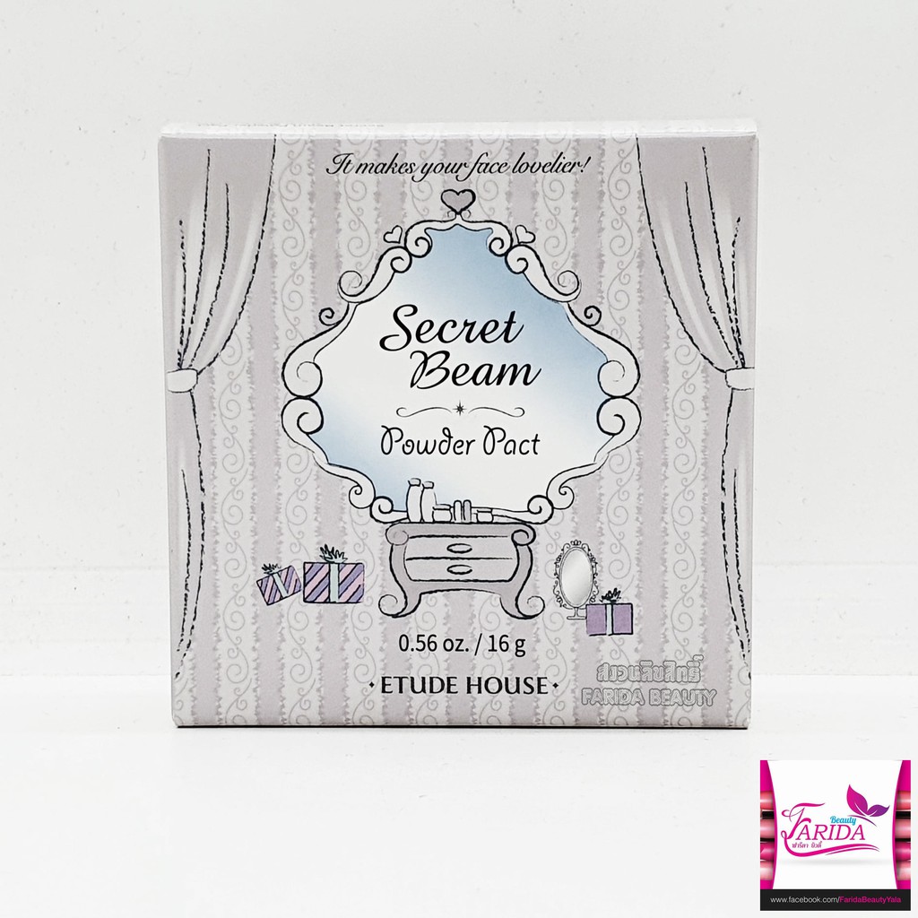 🔥ของแท้ ลดแรง ส่งเร็ว🔥 Etude House Secret Beam Powder Pact SPF 36 PA+++ 16g อีทูดี้ แป้งตลับ