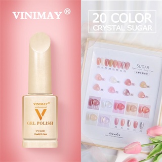 สีทาเล็บ รุ่น Sugar Gel vinimay ของแท้ 100% ขนาด 15ml