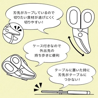 🇯🇵กรรไกรตัดอาหาร สำหรับเด็ก แบรนด์Skater ญี่ปุ่น