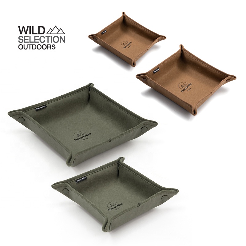 ถาดใส่ของ อเนกประสงค์ Naturehike ผ้าแคนวาส อุปกรณ์แคมป์ปิ้ง Canvas Tray NH21SN004