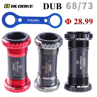 Blooke แบร็คเก็ตกะโหลกจักรยาน BSA DUB BB 68 73 มม. 28.99 มม. BSA68 เกลียวซีล 2 แบริ่ง สําหรับจักรยาน MTB SRAM Crankset