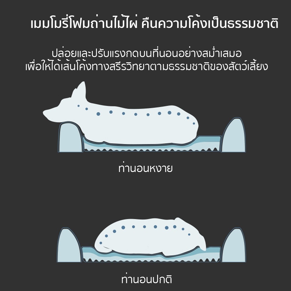 Petkit  Four Season Sleep Bed เบาะนอนสำหรับสัตว์เลี้ยง ที่นอนแมว ที่นอนหมา เบาะหมา เบาะแมว - รูปที่ 2