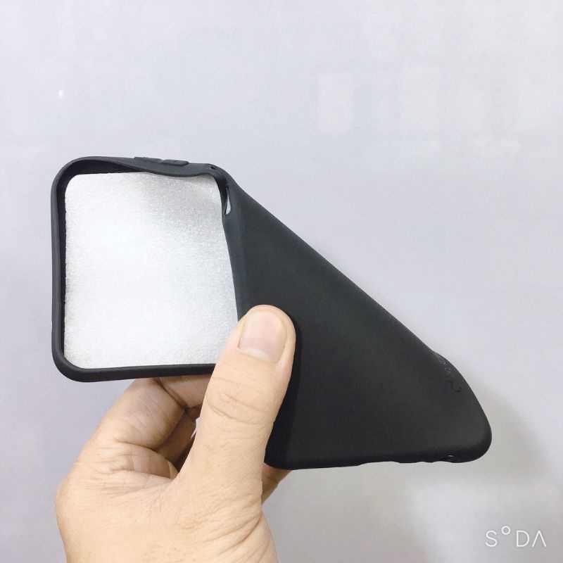 เคส Samsung Galaxy A22 4G/A22 5G - เคสยืดหยุ่นสีดําเพื่อจํากัดลายนิ้วมือและปกป้องกล้อง